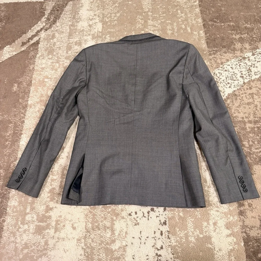 J.Crew Ludlow Jacket Men's 42L Grey Italian Wool Blazer Sport Coat Old Money